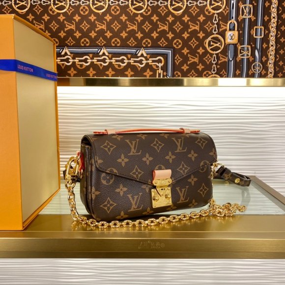 Louis Vuitton Pochette Métis Monogram Coated Canvas Crossbody Bag - Picture 3 of 9